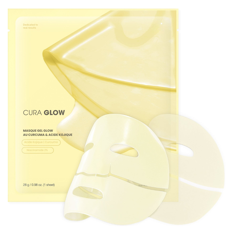 Masque Gel Glow Au Curcuma (Pack de 4)