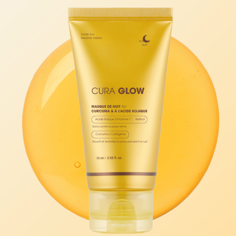 CURAMASK™ ⎮ Masque De Nuit Anti-Taches Au Curcuma
